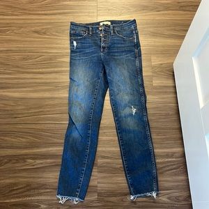 Madewell 10” high rise jeans